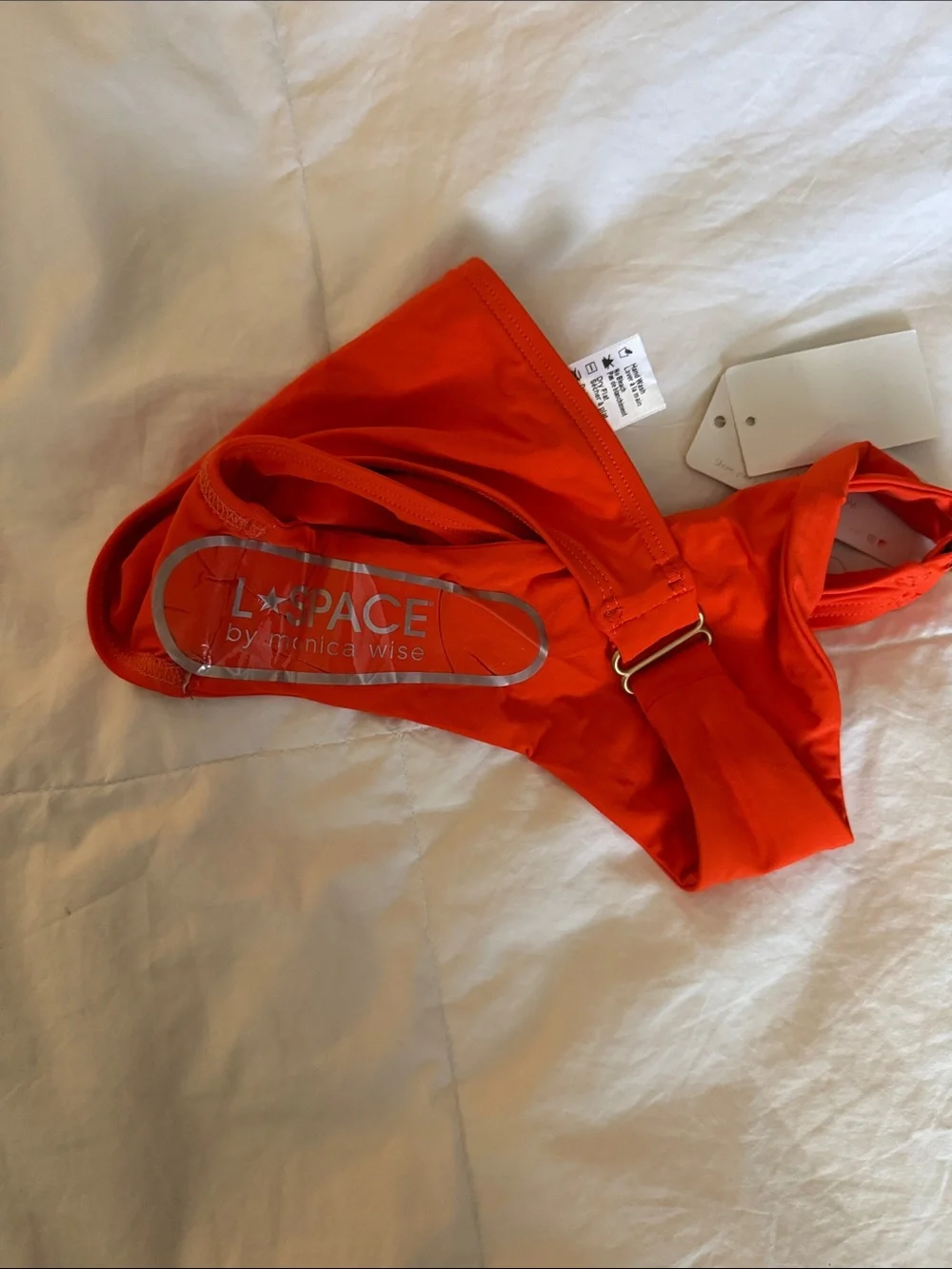 l*space Orange Full Cut Bikini Bottom